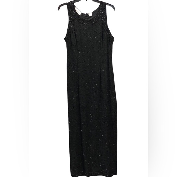 Laurence Kazar New York Dresses & Skirts - Laurence Kazar New York Vintage Maxi Evening Dress Size Large Pit 2 Pit 18 56” L